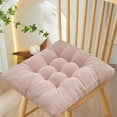thumbnail image 1 of EazyTech Floor Cushions Pillow Large Meditation Chair Cushions 18" x 18" Thick Square Seat Pad Soft Velvet Seating Tatami for Dining Chairs Classroom Yoga Rocking Chair Sofa Pink, 1 of 6