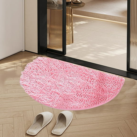 EazyTech High Absorbency Bathroom Foam Floor Mat - Non-Slip Sponge Entry Door Mat for Toilet, Shower & Indoor/Outdoor Use, Waterproof & Washable, 35x50cm (13.77x19.68in)