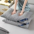 thumbnail image 1 of EazyTech Hotel Odorless Pillow Queen Size Ultra Soft Sleeping Pillow Breathable for Side and Back Sleepers 20x30in Gray, 1 of 6