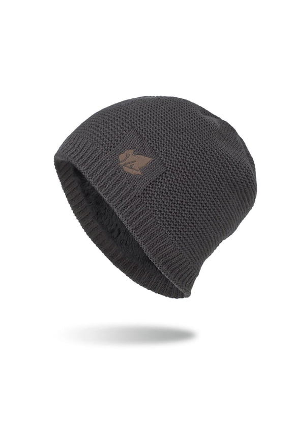 Knit Beanie Hat Thick Warm Ear Protection Windproof Pullover Cap for Women Men Outdoor Street Fashion