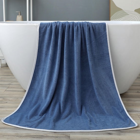 EazyTech Large Microfiber Bath Towels 28 X 55 Inches Super Absorbency ...