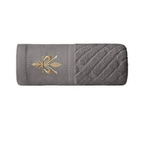 EazyTech Premium Cotton Hand Towels Super Soft Absorbent Quick Dry Face Hand Towel for Spa Bathroom Gym Travel Hotel Home(Dark Gray)