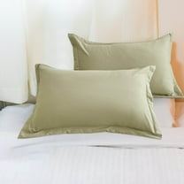 EazyTech Premium Knitted Cotton Pillowcase Set fo 2 - Soft Washable Queen Size Pillow Case with Hidden Zipper 20x30 inch Modern Home Decor for Bedroom Living Room Dormitory & Office