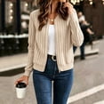 thumbnail image 1 of EazyTech Ribbed Zip Up Jacket for Women Long Sleeve Fall Tops Lightweight Spring Coat Casual Trendy Jackets No Hood, 1 of 9