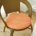 thumbnail image 1 of EazyTech Round Chair Cushion - Thickened Memory Foam, Removable & Washable, Non-Slip Seat Cushion for Office Floor Meditation - Diameter 12in Orange, 1 of 6