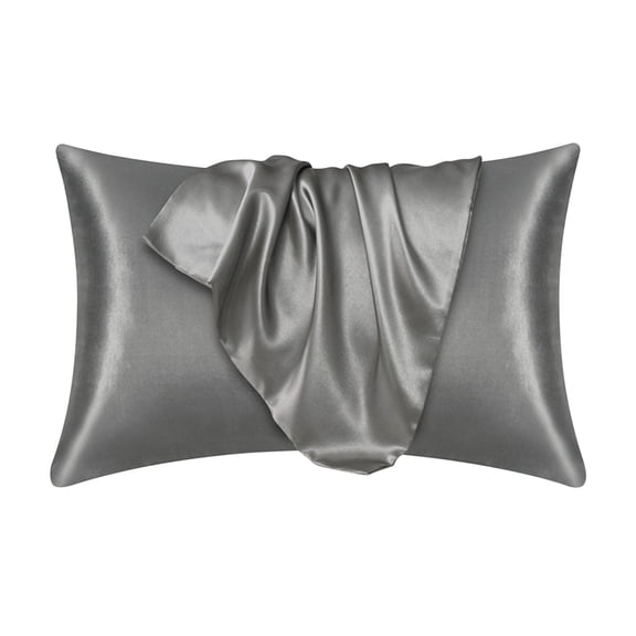 EazyTech Satin Silk Pillowcase for Hair and Skin Care, Standard Size 20x28inch, Super Soft Pillow Case with Envelope Closure, & Fade-Resistant