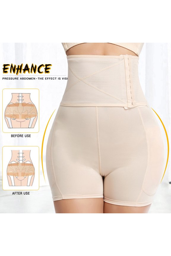 Shapewear Control Panties Padded Shorts Butt Lifters Snatched Waist Body Shaper Leggings