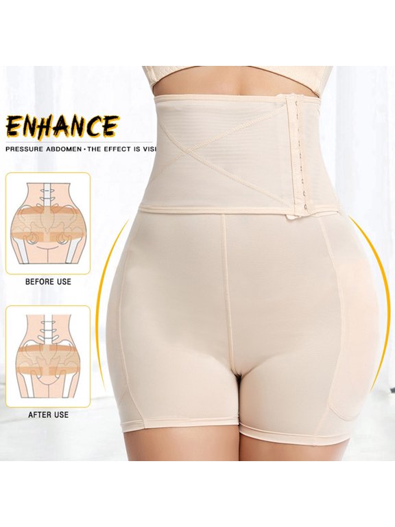 Shapewear Control Panties Padded Shorts Butt Lifters Snatched Waist Body Shaper Leggings