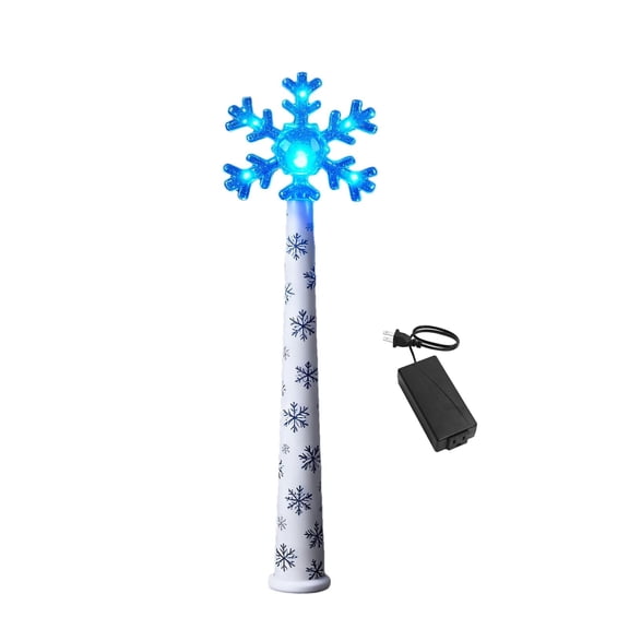 EazyTech Snowflake ​Christmas Magic Wand Light Controller Remote Control Outlet LED Snowflake Tip, Wireless Remote Control for Christmas String Lights Decorations