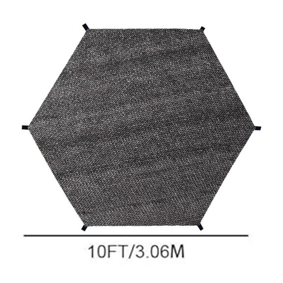 EazyTech Trampoline Sun Shade Cover 10ft UV Protection Weather-Resistant Accessory for Outdoor Backyard Playground