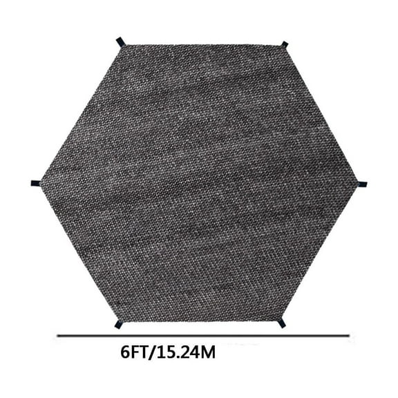 EazyTech Trampoline Sun Shade Cover 6ft UV Protection Weather-Resistant Accessory for Outdoor Backyard Playground
