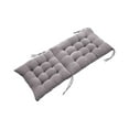 thumbnail image 1 of EazyTech Tufted Indoor/Outdoor Swing Bench Cushion High Back Chair Cuhion for Office Home Chair Patio Garden Furniture Loveseat Cushions 39.5x18in Gray, 1 of 7