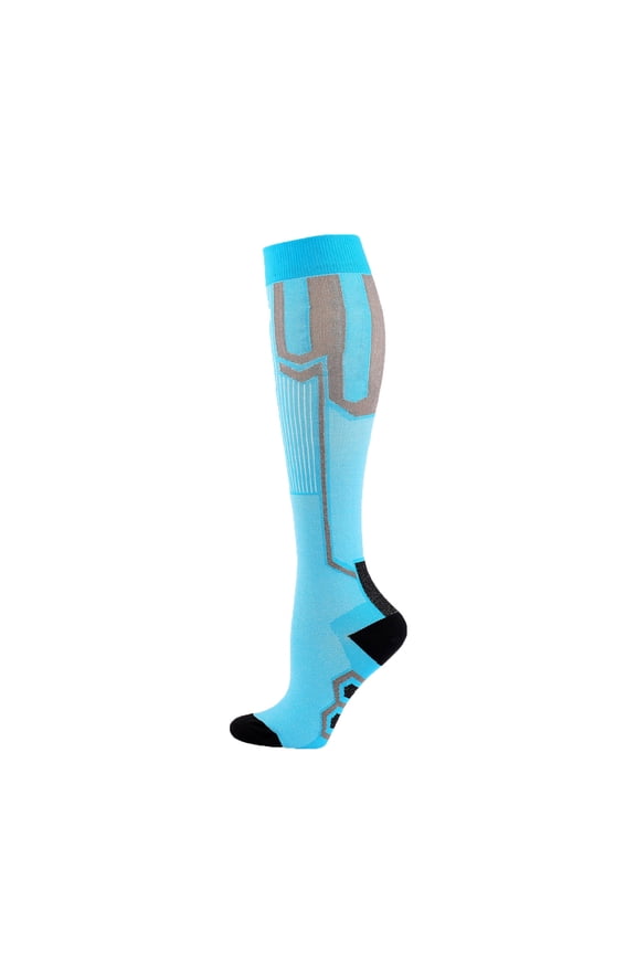 Unisex Fitness Compression Socks - Massage, Calf-Length for Jump Rope, Yoga, Running