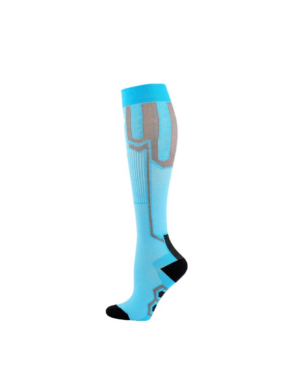 Unisex Fitness Compression Socks - Massage, Calf-Length for Jump Rope, Yoga, Running