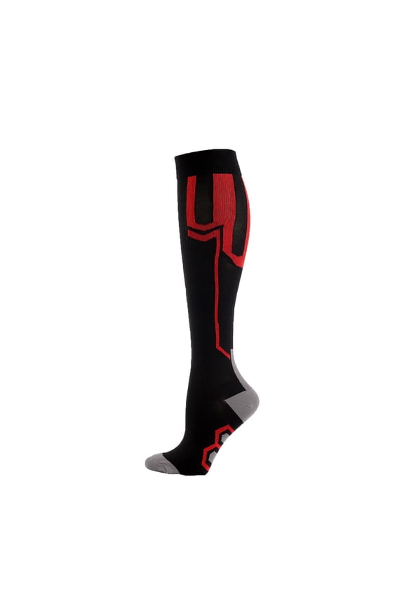 Unisex Fitness Compression Socks - Massage, Calf-Length for Jump Rope, Yoga, Running