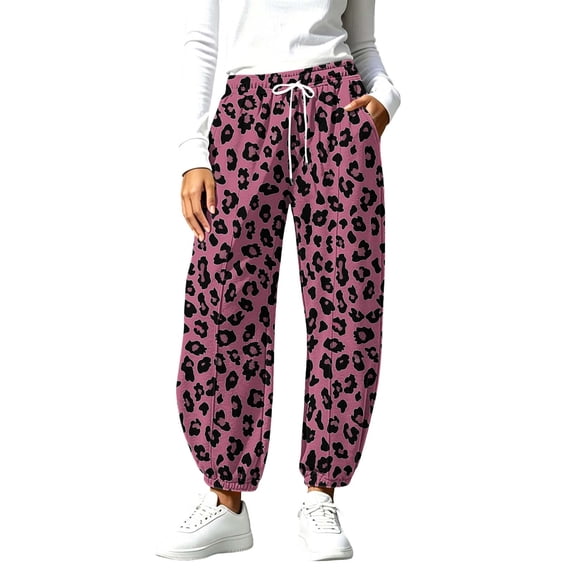 EazyTech Women Pants Trendy High Waisted Drawstring Baggy Sweatpants | Ladies Trendy Camo Print Sweatpants, Drawstring Elastic Waist Oversized Boyfriend Joggers with Pockets, Y2K Street Style Pant