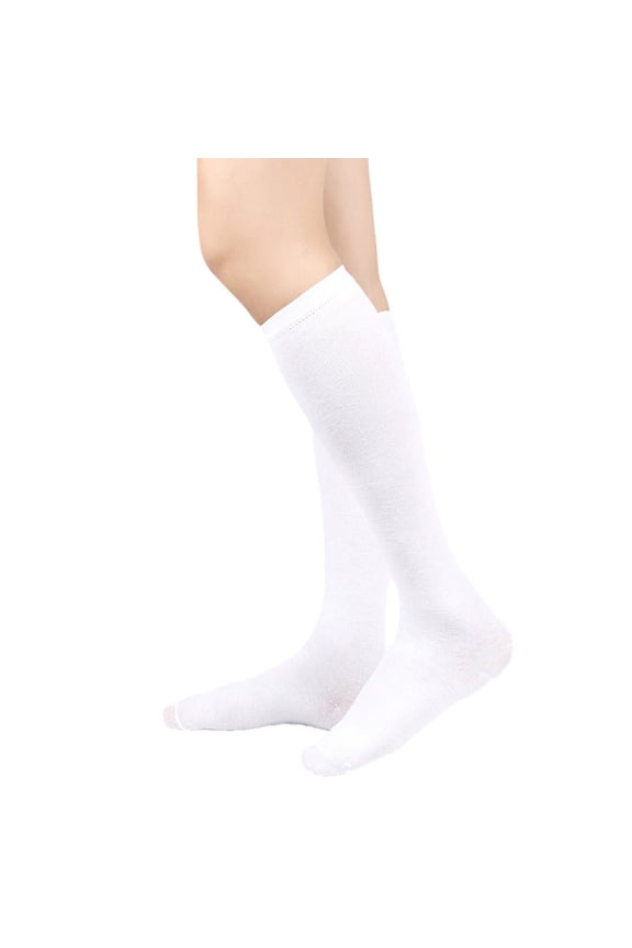 Women's Fashionable Calf-Length Solid Color Socks, Slimming Leg - Shaping Hosiery