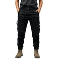thumbnail image 1 of EazyTech Women's Tactical Jogger Pants - Elastic Cuff Outdoor Trousers with Utility Pockets for Hiking, 1 of 5