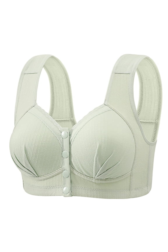 Women's Wirefree Breathable Thin Large Size Bra Plus Size Soft Stretch Nylon Underwireless Everyday Comfort Full Coverage Support Bra