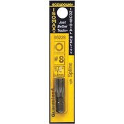 Eazypower 2057343 No.8 x 1 in. Spline Power Screwdriving Bit - Alloy Steel