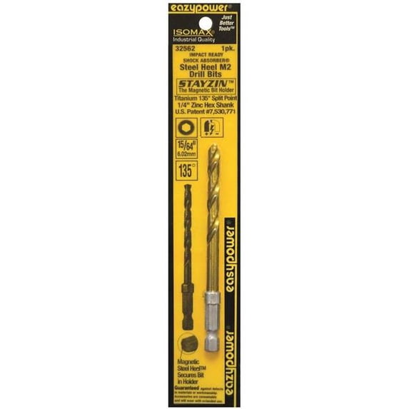 Eazypower 7118102 0.23 in. Zinc Hex Shank Steel