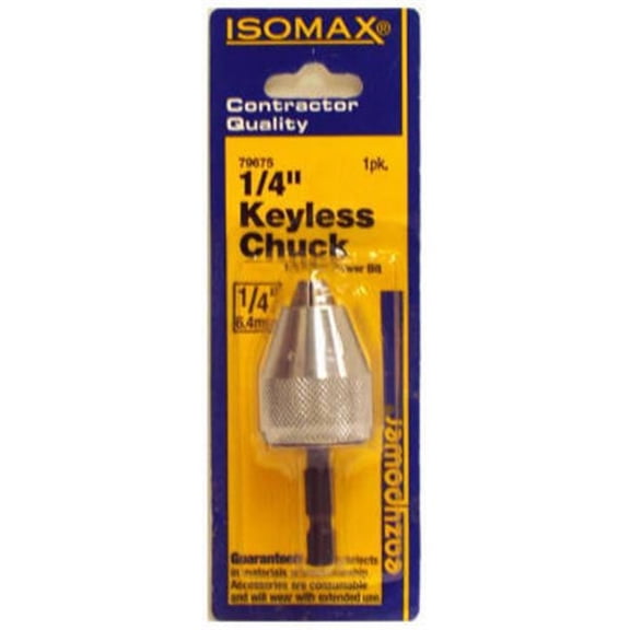 Eazypower 79675 0.25 in. Keyless Chuck For Cordless Screwdrivers Drills