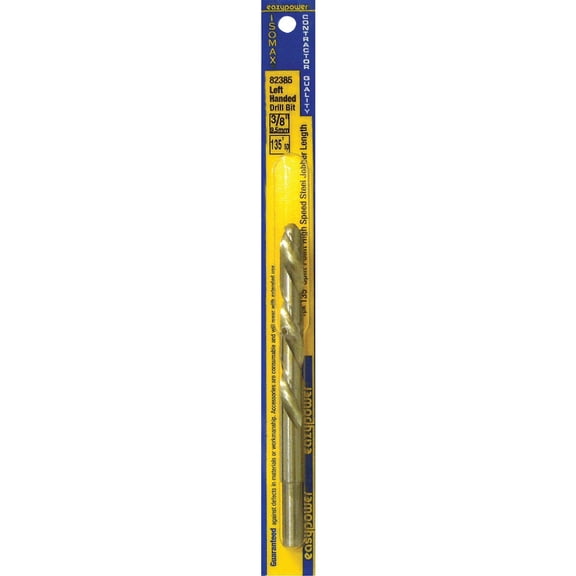 6-pack Eazypower 3/8 In. LH POL Drill Bit - Power Drill Bit - 6 Pack Professional & DIY Use, Standard Battery Platform