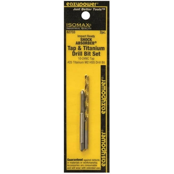 Eazypower 82733 Tap and Drill Set Titanium