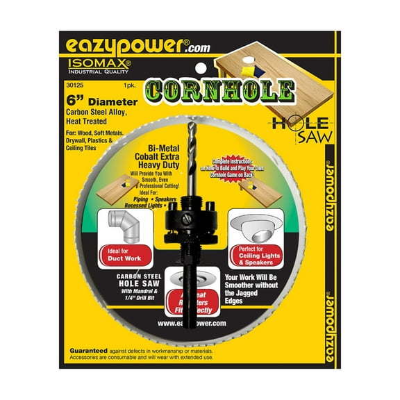 Eazypower Alloy Hole Saw, 6"