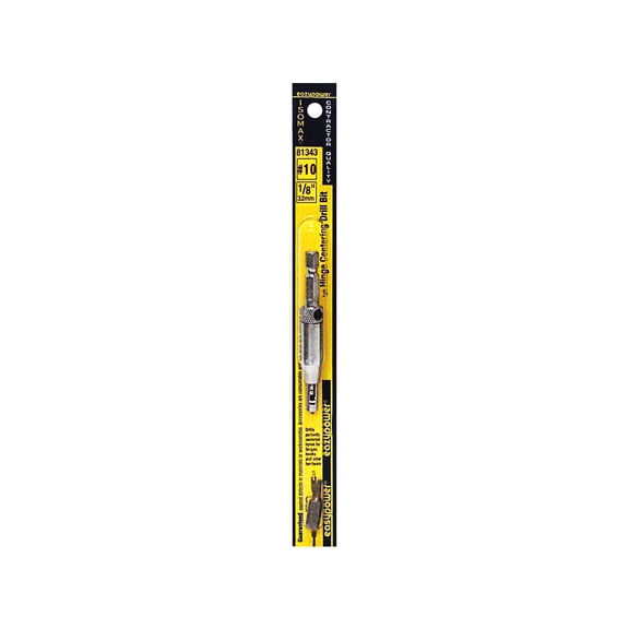 Eazypower Hinge Centering Bit, #10, 1/8"
