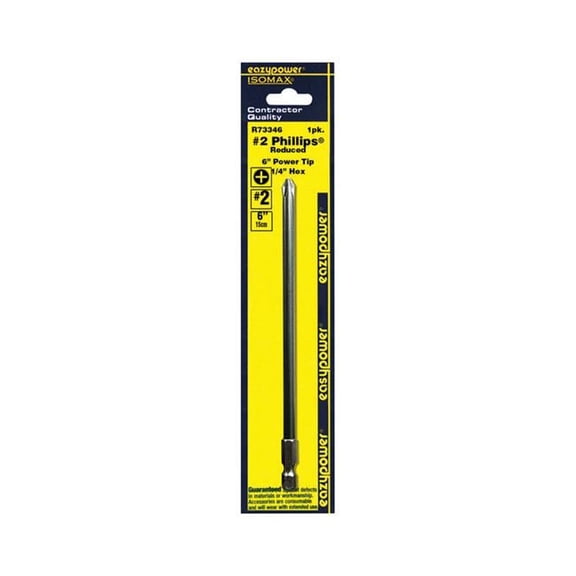 Eazypower Phillips Bit, Reduced #2, 6"