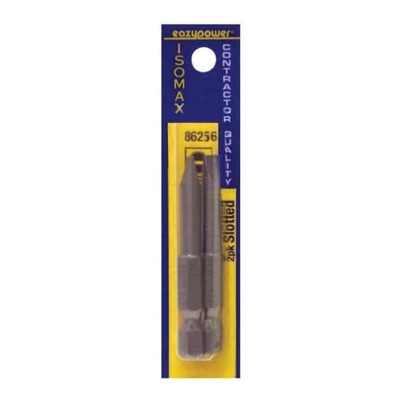 Manufacturer Varies Slotted Power Bit Set,Pieces 2 86256