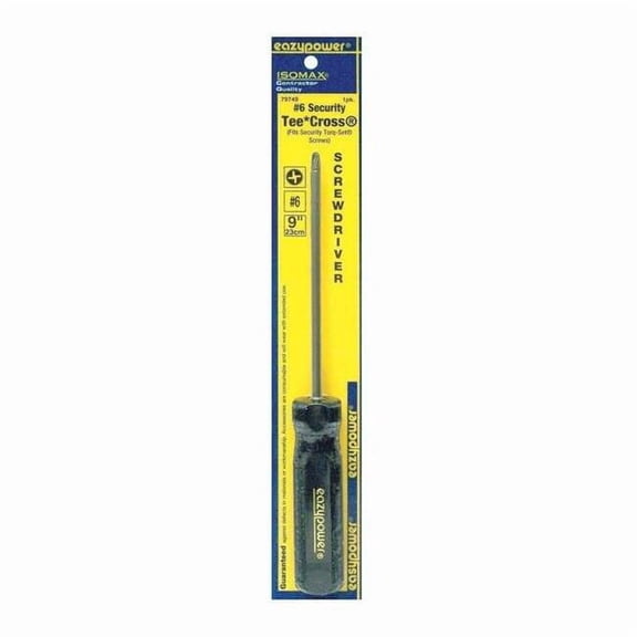 Eazypower Tamper Resistant Torq-Set Screwdriver #6 Round 79749