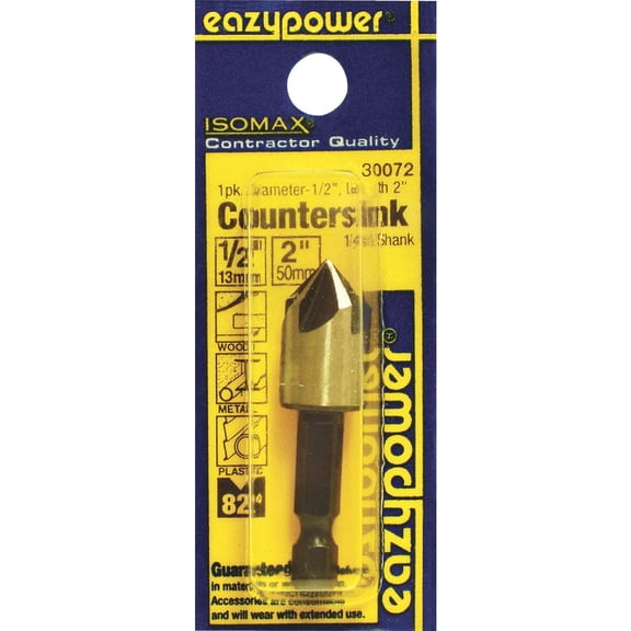 Eazypower Tool Steel Countersink - Pack of 2