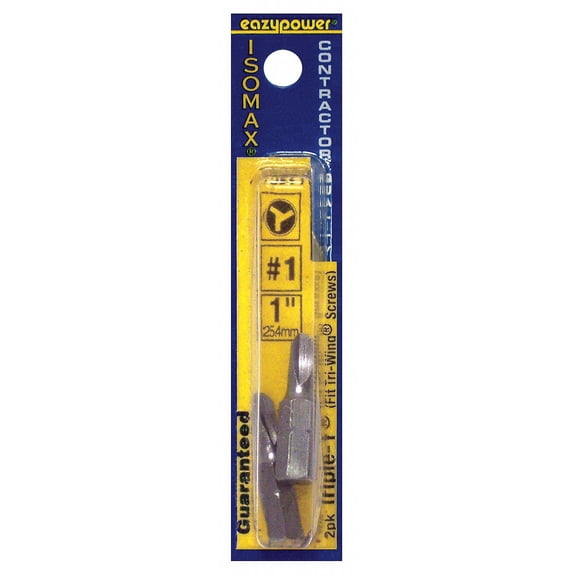 Eazypower Triple-Y(R) Insert Bit Set,Pieces 2,#1  73277