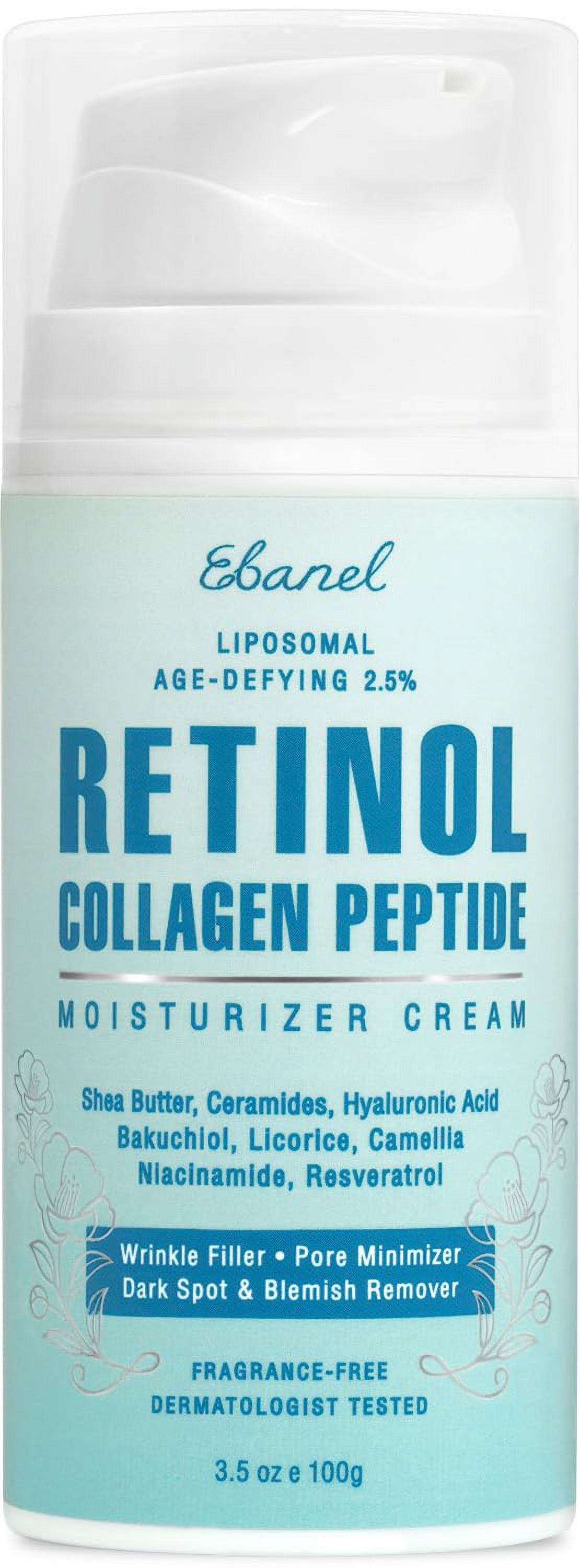 Ebanel Retinol Cream for Face HYZ01 with Collagen, Niacinamide
