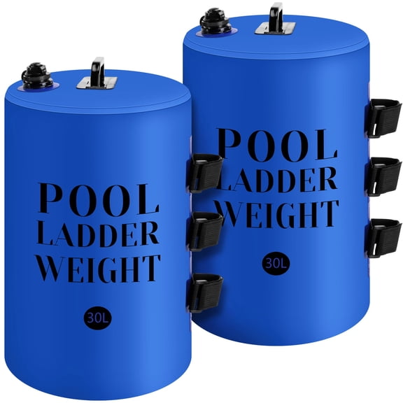 Ebaokuup 2 Pcs 30L Pool Step Sand Bags, 500D PVC with Handle for Above & In-Ground Stairs