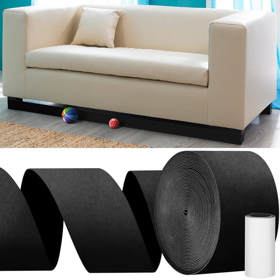Ebaokuup 32.8FT Under Sofa Toy Blocker, Adjustable Couch Gap Bumper with Mounting Strap
