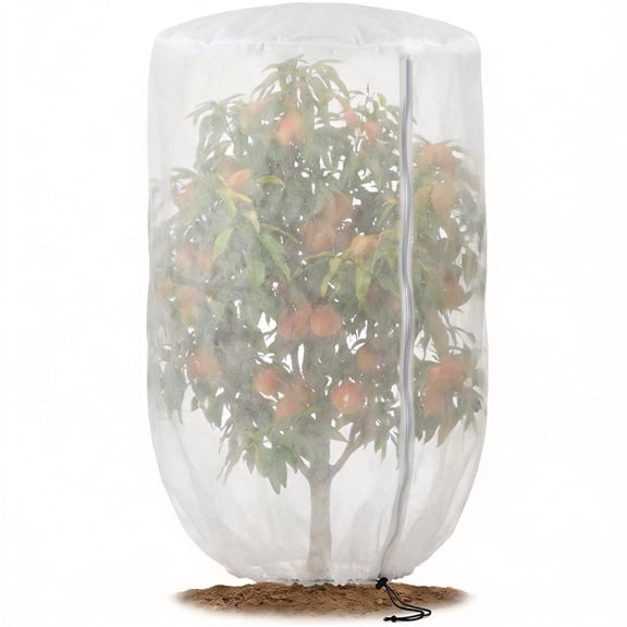 Ebaokuup 72" x 47" Plant Shade Cover Bag for Fruit Trees, Zipper & Drawstring