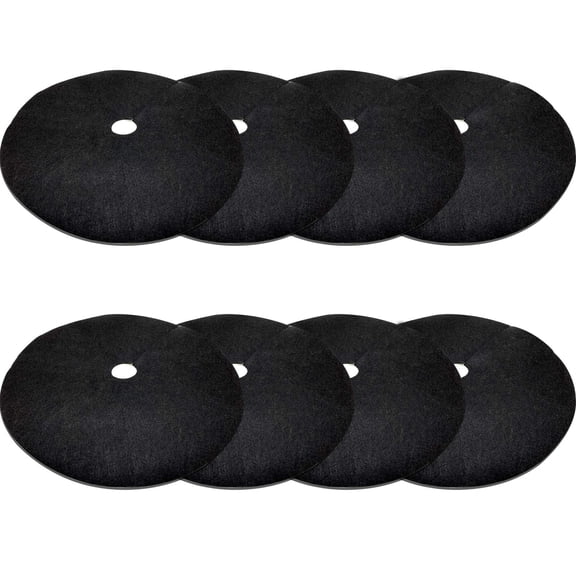 Ebaokuup 8-Pack 24.5" Tree Mulch Rings, Non-Woven Weed Barrier Mats for Root Protection