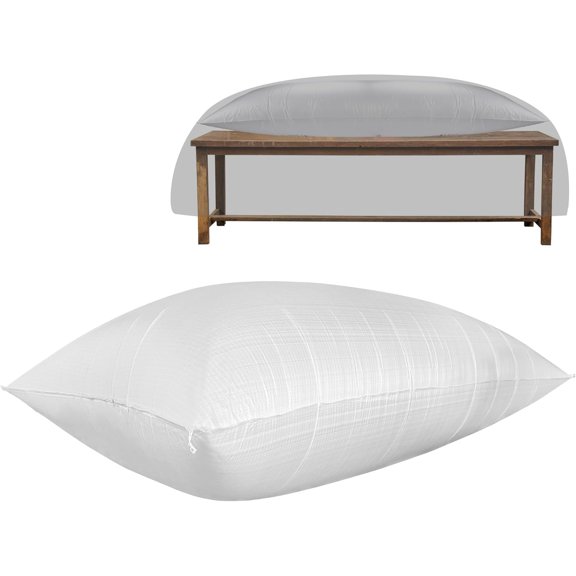 Ebaokuup 87 x 37 Inch Patio Furniture Cover Airbag-Rectangle PP Patio Table Cover Air Pillow-Inflatable Outdoor Furniture Cover Support Prevents Leaves,Water and Snow Pooling