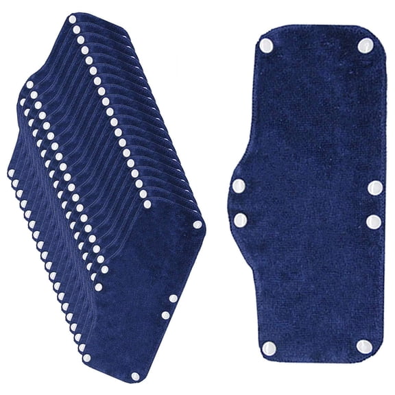 Ebaokuup Cotton Hard Hat Sweatband, Reusable Snap-On Liner & Sweat Pads