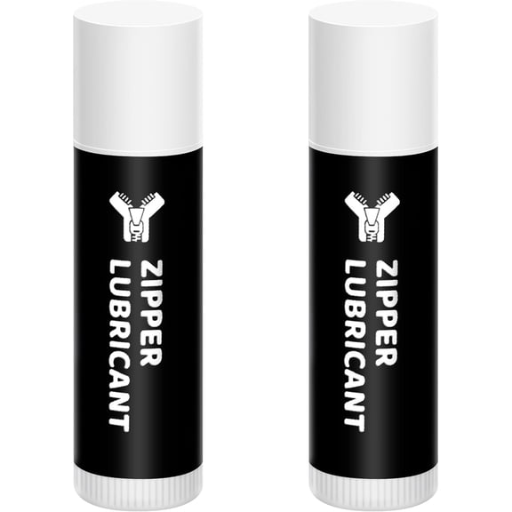 Ebaokuup Hunting Zipper Wax Sticks-Portable Snap and Zipper Lubricant-Wax Snap and Zipper Lube for Hunting Clothes Ice Fishing Tents Blinds,2 Pcs