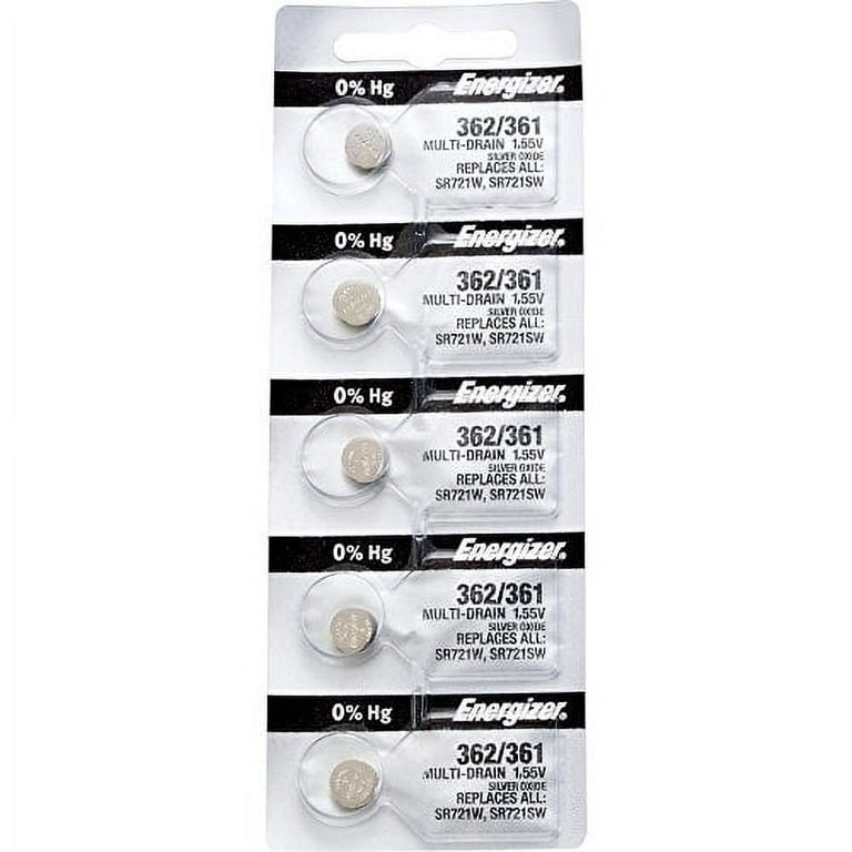 Ebat Energizer 362 361 Ea 0 Mercury Watch Battery Walmart