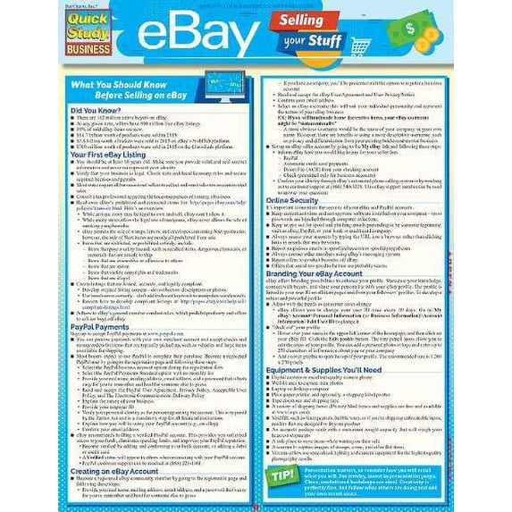 Pre-Owned Ebay Business- Selling Your Stuff (Paperback) 9781423233114