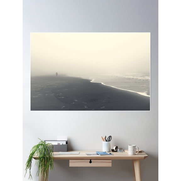 Ebb And Flow. Poster Wall Art, Modern Wall Decor For Living Room Bedroom, 12x18 UNFRAMED