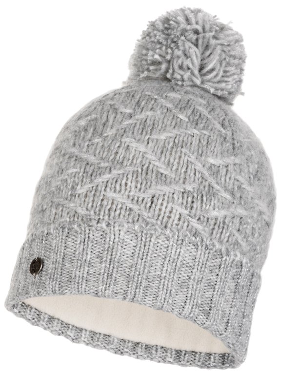 Ebba Knitted Bobble Hat [Cloud]