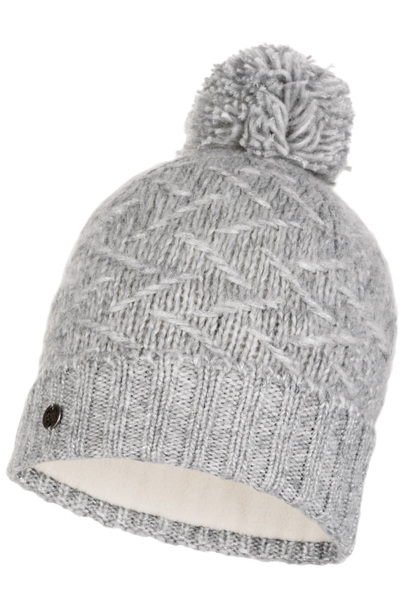Ebba Knitted Bobble Hat [Cloud]