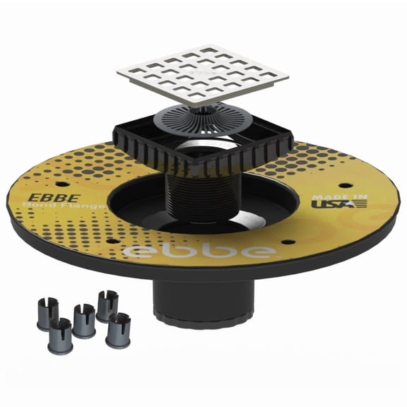 Ebbe America EBDB-BF-ABS Ebbe Builder Abs Bond Flange Drain Bundle