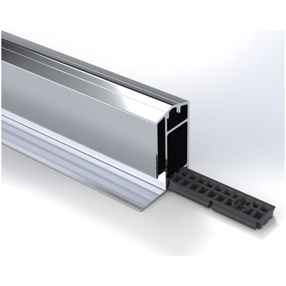 Ebbe America EK-HC660-PC Kerb 66" Long Shower Curb - Chrome